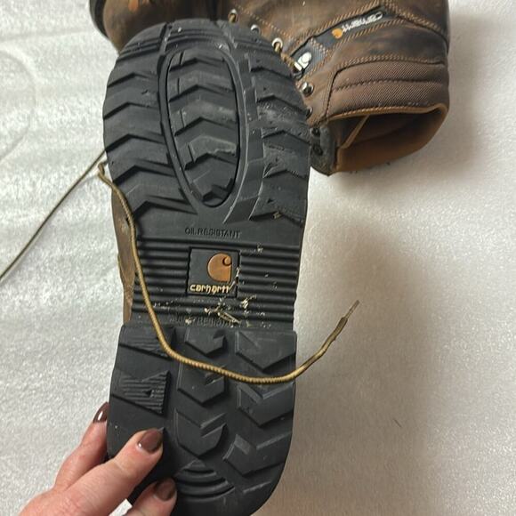 Carhartt Work Boots ASTM F2413-18  US Men’s 10 Paint Distressed broken in comfy main image 6